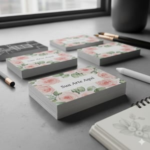 CARTÃO DE VISITA OFFSET 240g (cento)  8,8x4,8cm    