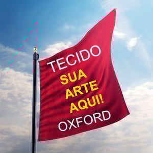 IMPRESSÃO EM TECIDO OXFORD RESINADO     Corte Reto. Formato Personalizado.