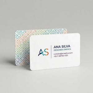 CARTÃO DE VISITA PVC 0,3mm (cento)