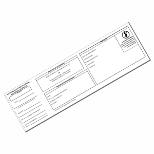 Talão Receituário de Controle Especial   *Necessário Autorização*
