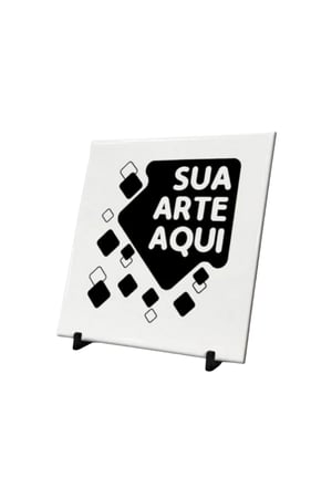 Azulejo Personalizado com Suporte – Presente Criativo e Decorativo  15x15 cm    