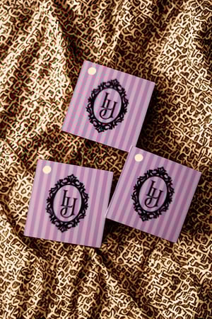 Tags Redonda ou Quadrada para Produtos e Lembrancinhas  4cm    