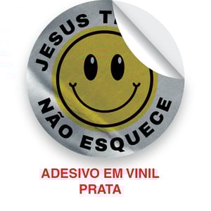 Adesivo em Vinil Metálico_Prata ou Dourado