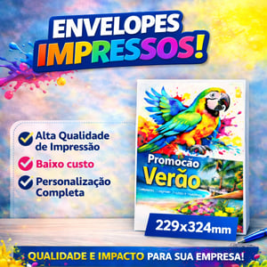 Envelope personalizado com a sua marca_229x324mm Papel Off-set 75g 229x324mm 4x0   