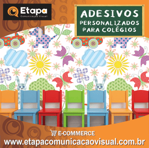 Adesivo com Corte e Contorno TAMANHOS FIXOS