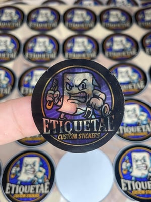 Etiquetas Adesivas em Cartelas- Medidas e Quantidades Personalizadas