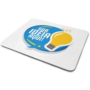 MOUSEPAD PERSONALIZADO Antiderrapante 20x24cm Sujeito a dísponibilidade de estoque  Personalizado por sublimação Área de total de impressão: 20x24cm