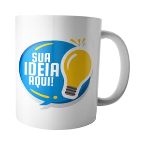 CANECA PERSONALIZADA Cerâmica 325ml Sujeito a dísponibilidade de estoque  Personalizado por sublimação Área de impressão: 20x9,5cm