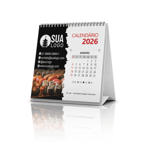 Calendário de Mesa 2026