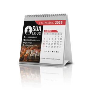 Calendário de Mesa 2026