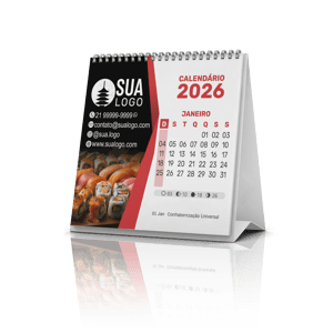 Calendário de Mesa 2026