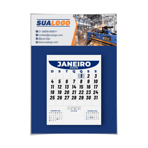 Calendário Destacável 2026