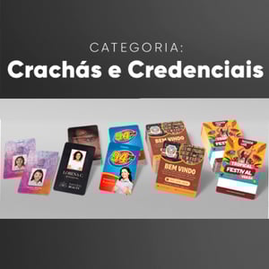 Credencial de Papel Supremo 250g 10x15 cm 4x0 Sem Verniz Sem acabamento 