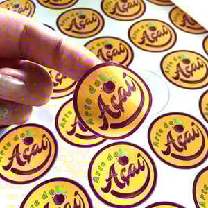 Adesivo Vinil Redondo (a prova d\'água)