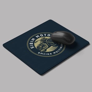 Mouse Pad Personalizado borracha anti-aderente e superfície em tecido 100% poliéster 20x24cm 4x0 - Frente Colorido  Sublimação colorida total Estampa colorida por sublimação