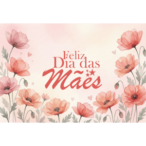 CAPA FUNDO FOTOGRÁFICO HORIZONTAL DIA DAS MÃES | TECIDO PREMIUM  | VÁRIOS MODELOS - 2.20X1.50M