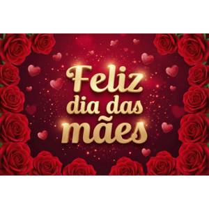 CAPA FUNDO FOTOGRÁFICO HORIZONTAL DIA DAS MÃES | TECIDO PREMIUM  | VÁRIOS MODELOS - 2.20X1.50M