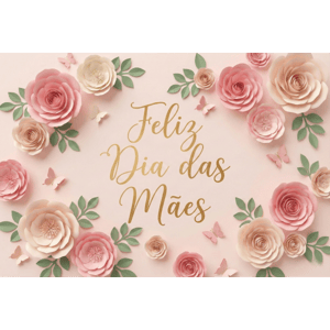 CAPA FUNDO FOTOGRÁFICO HORIZONTAL DIA DAS MÃES | TECIDO PREMIUM  | VÁRIOS MODELOS - 2.20X1.50M