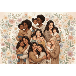 CAPA FUNDO FOTOGRÁFICO HORIZONTAL DIA DAS MÃES | TECIDO PREMIUM  | VÁRIOS MODELOS - 2.20X1.50M