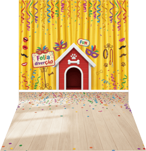 CAPA FUNDO FOTOGRÁFICO PET CARNAVAL | TECIDO PREMIUM  | VÁRIOS MODELOS. - 1.20X1.70M