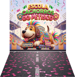 CAPA FUNDO FOTOGRÁFICO PET CARNAVAL | TECIDO PREMIUM  | VÁRIOS MODELOS. - 1.20X1.70M