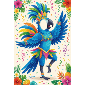 CAPA FUNDO INTERATIVO CARNAVAL | TECIDO PREMIUM  | VÁRIOS MODELOS - 1.50X2.20M