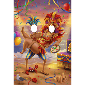 CAPA FUNDO INTERATIVO CARNAVAL | TECIDO PREMIUM  | VÁRIOS MODELOS - 1.50X2.20M