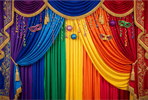 CAPA FUNDO FOTOGRÁFICO HORIZONTAL CARNAVAL | TECIDO PREMIUM  | VÁRIOS MODELOS - 2.20X1.50M