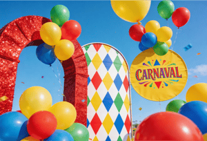 CAPA FUNDO FOTOGRÁFICO HORIZONTAL CARNAVAL | TECIDO PREMIUM  | VÁRIOS MODELOS - 2.20X1.50M