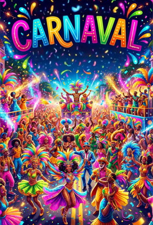 CAPA FUNDO FOTOGRÁFICO VERTICAL CARNAVAL | TECIDO PREMIUM  | VÁRIOS MODELOS - 1.50X2.20M