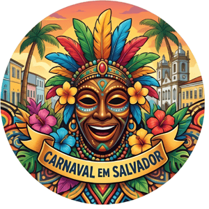 CAPA PAINEL REDONDO CARNAVAL | TECIDO PREMIUM  | VÁRIOS MODELOS - 1.50X1.50M E 50X50CM