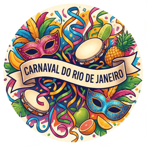 CAPA PAINEL REDONDO CARNAVAL | TECIDO PREMIUM  | VÁRIOS MODELOS - 1.50X1.50M E 50X50CM