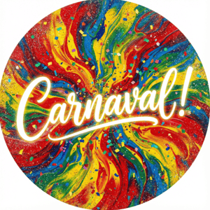 CAPA PAINEL REDONDO CARNAVAL | TECIDO PREMIUM  | VÁRIOS MODELOS - 1.50X1.50M E 50X50CM