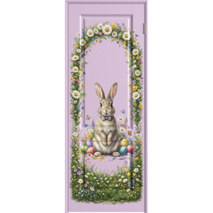 CAPA PAINEL PORTA PÁSCOA COELHO| TECIDO PREMIUM  | VÁRIOS MODELOS - 85cm x 2.10M