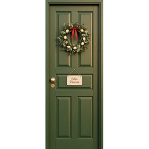 CAPA PAINEL PORTA PÁSCOA COELHO| TECIDO PREMIUM  | VÁRIOS MODELOS - 85cm x 2.10M