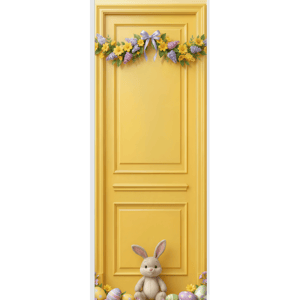 CAPA PAINEL PORTA PÁSCOA COELHO| TECIDO PREMIUM  | VÁRIOS MODELOS - 85cm x 2.10M