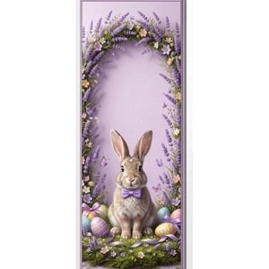 CAPA PAINEL PORTA PÁSCOA COELHO| TECIDO PREMIUM  | VÁRIOS MODELOS - 85cm x 2.10M