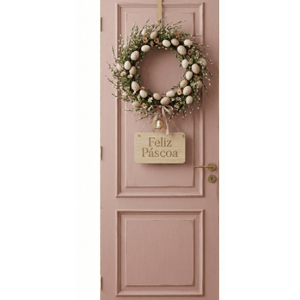 CAPA PAINEL PORTA PÁSCOA COELHO| TECIDO PREMIUM  | VÁRIOS MODELOS - 85cm x 2.10M