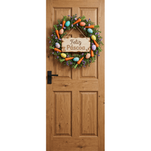 CAPA PAINEL PORTA PÁSCOA COELHO| TECIDO PREMIUM  | VÁRIOS MODELOS - 85cm x 2.10M