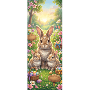 CAPA PAINEL PORTA PÁSCOA COELHO| TECIDO PREMIUM  | VÁRIOS MODELOS - 85cm x 2.10M