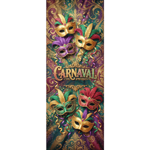 CAPA PAINEL PORTA CARNAVAL | TECIDO PREMIUM  | VÁRIOS MODELOS - 85cm x 2.10M