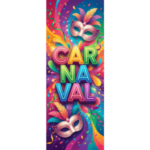 CAPA PAINEL PORTA CARNAVAL | TECIDO PREMIUM  | VÁRIOS MODELOS - 85cm x 2.10M