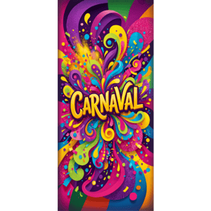CAPA PAINEL PORTA CARNAVAL | TECIDO PREMIUM  | VÁRIOS MODELOS - 85cm x 2.10M