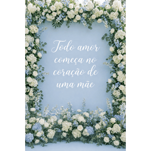 CAPA FUNDO FOTOGRÁFICO VERTICAL DIA DAS MÃES | TECIDO PREMIUM  | VÁRIOS MODELOS - 1.50X2.20CM