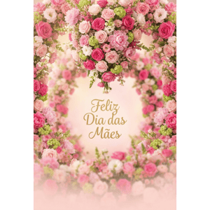 CAPA FUNDO FOTOGRÁFICO VERTICAL DIA DAS MÃES | TECIDO PREMIUM  | VÁRIOS MODELOS - 1.50X2.20CM