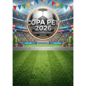 CAPA FUNDO FOTOGRÁFICO PET  COPA DO MUNDO | TECIDO PREMIUM  | VÁRIOS MODELOS. - 1.20X1.70M