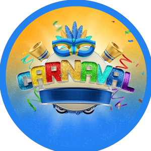 CAPA PAINEL REDONDO CARNAVAL | TECIDO PREMIUM  | VÁRIOS MODELOS - 1.50X1.50M E 50X50CM