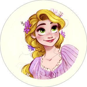 CAPA PAINEL REDONDO PRINCESA RAPUNZEL ENROLADOS | TECIDO PREMIUM  | VÁRIOS MODELOS - 1.50X1.50M E 50X50CM