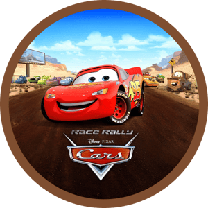 CAPA PAINEL REDONDO CARROS MCQUEEN | TECIDO PREMIUM  | VÁRIOS MODELOS - 1.50X1.50M E 50X50CM