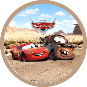 CAPA PAINEL REDONDO CARROS MCQUEEN | TECIDO PREMIUM  | VÁRIOS MODELOS - 1.50X1.50M E 50X50CM